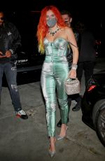 BELLA THORNE Arrives at No Vacancy in Los Angeles 04/02/2021