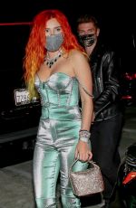 BELLA THORNE Arrives at No Vacancy in Los Angeles 04/02/2021