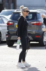 BILLIE FAIERS and DANIELLE ARMSTRONG Leaves Absolute Gym in Brentwood 04/16/2021