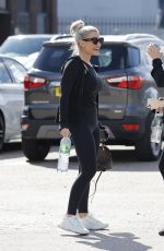 BILLIE FAIERS and DANIELLE ARMSTRONG Leaves Absolute Gym in Brentwood 04/16/2021