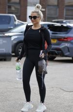 BILLIE FAIERS and DANIELLE ARMSTRONG Leaves Absolute Gym in Brentwood 04/16/2021
