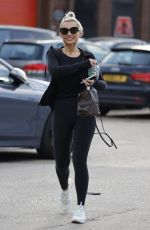 BILLIE FAIERS and DANIELLE ARMSTRONG Leaves Absolute Gym in Brentwood 04/16/2021