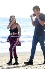 BILLIE LOURD and Austen Rydell Out in Santa Barbara 04/14/2021