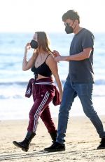 BILLIE LOURD and Austen Rydell Out in Santa Barbara 04/14/2021
