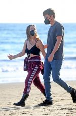 BILLIE LOURD and Austen Rydell Out in Santa Barbara 04/14/2021