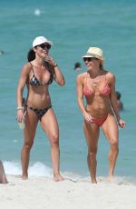 BRAUNWYN WINDHAM-BURKE and FERNANDA ROCHA in Bikinis at a Beach in Miami 04/18/2021