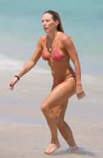 BRAUNWYN WINDHAM-BURKE and FERNANDA ROCHA in Bikinis at a Beach in Miami 04/18/2021