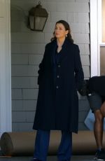 BRIDGET MOYNAHAN and VANESSA RAY on the Set of Blue Bloods in Brooklyn 04/06/2021