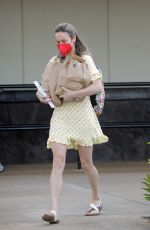 BRIE LARSON Picks up Some Takeaway Out in Hawaii 04/22/2021