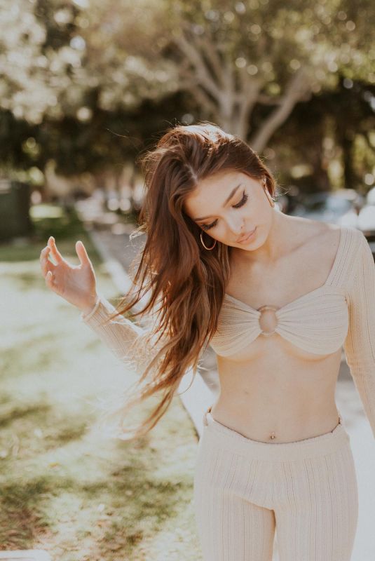 BRIGHTON SHARBINO at a Photoshoot, March 2021