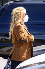 BRITNEY SPEARS Out Shopping in Malibu 04/16/2021