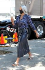 BRITTANY DANIEL on the Set of Cheaper by the Dozen in Los Angeles 04/20/2021