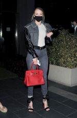 BRITTANY MATTHEWS at BOA Steakhouse in West Hollywood 04/18/2021