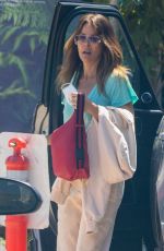 BROOKE BURKE Arrives at Habana Cafe in Malibu 04/16/2021