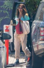 BROOKE BURKE Arrives at Habana Cafe in Malibu 04/16/2021