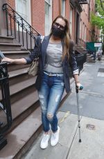 BROOKE SHIELD Out and About in New York 04/21/2021