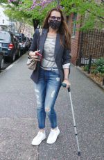 BROOKE SHIELD Out and About in New York 04/21/2021
