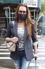 BROOKE SHIELD Out and About in New York 04/21/2021