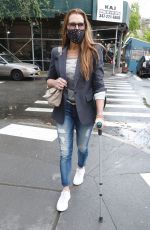 BROOKE SHIELD Out and About in New York 04/21/2021