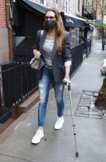 BROOKE SHIELD Out and About in New York 04/21/2021