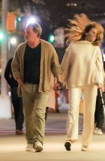 BROOKE SHIELDS and Chris Henchy Out for Dinner in New York 04/11/2021