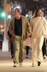 BROOKE SHIELDS and Chris Henchy Out for Dinner in New York 04/11/2021