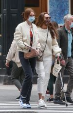 BROOKE SHIELDS Out Shopping for Jewelry in New York 04/22/2021