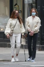 BROOKE SHIELDS Out Shopping for Jewelry in New York 04/22/2021