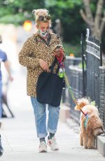 BUSY PHILIPPS Out with Her Dog in New York 04/19/2021
