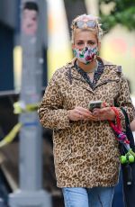 BUSY PHILIPPS Out with Her Dog in New York 04/19/2021