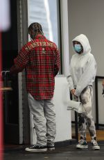 CAMARYN SWANSON and Tyga at E Baldi in Beverly Hills 04/20/2021
