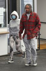 CAMARYN SWANSON and Tyga at E Baldi in Beverly Hills 04/20/2021