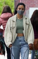 CAMILA MENDES Out with Her Dog in Vancouver 04/24/2021