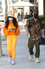 CARA SANTANA and Shannon Leto Out for Coffee in West Hollywood 04/02/2021