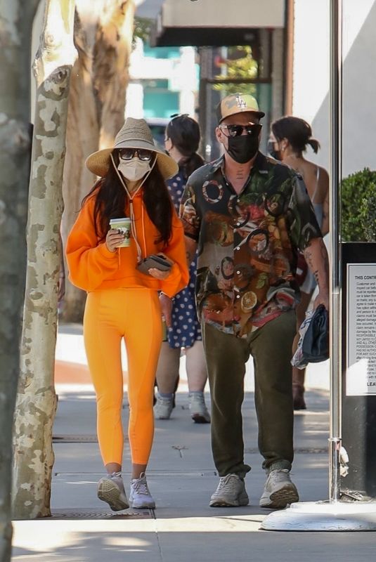 CARA SANTANA and Shannon Leto Out for Coffee in West Hollywood 04/02/2021