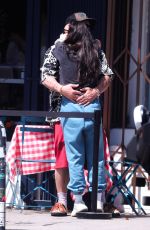 CARA SANTANA and Shannon Leto Out Kissing in Los Angeles 04/10/2021