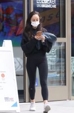 CARA SANTANA Getting a COVID Test in Los Angeles 04/12/2021