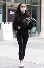 CARA SANTANA Getting a COVID Test in Los Angeles 04/12/2021