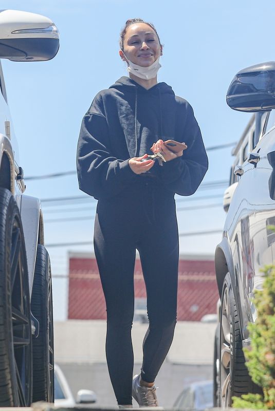 CARA SANTANA leaves a Gym in West Hollywood 04/07/2021