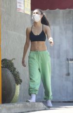 CARA SANTANA Leaves a Workout in Los Angeles 04/08/2021