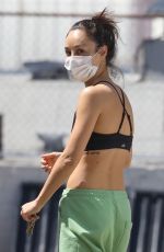 CARA SANTANA Leaves a Workout in Los Angeles 04/08/2021