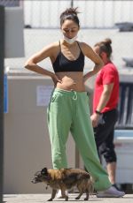 CARA SANTANA Leaves a Workout in Los Angeles 04/08/2021