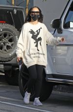 CARA SANTANA Out and About in Hollywood 04/16/2021