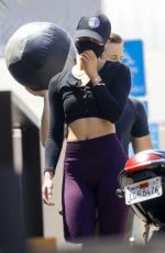 CARA SANTANA Workout at Rise Nation Gym in West Hollywood 04/26/2021