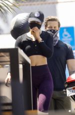 CARA SANTANA Workout at Rise Nation Gym in West Hollywood 04/26/2021