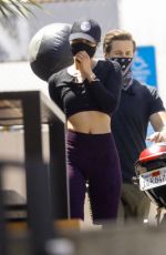 CARA SANTANA Workout at Rise Nation Gym in West Hollywood 04/26/2021