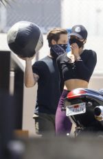 CARA SANTANA Workout at Rise Nation Gym in West Hollywood 04/26/2021