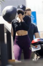CARA SANTANA Workout at Rise Nation Gym in West Hollywood 04/26/2021