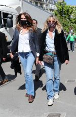 CARLA BRUNI at Demonstration in Support of Family of Sarah Halimi in Paris 04/25/2021