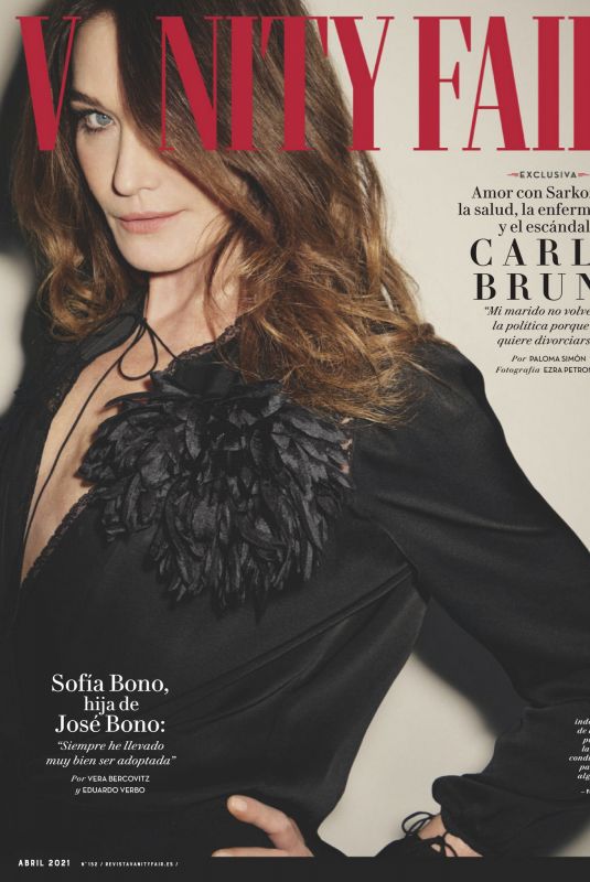 CARLA BRUNI in Vanity Fair Magazine, Spain April 2021